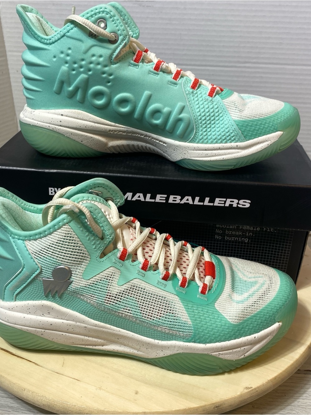 moolah Kicks Neovolt Pro V3 Basketball Shoes MinT Green Women’s Size 6